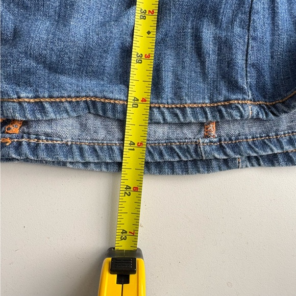 True Religion Denim Flare Trumpet Mermaid train skirt women’s 30 - Picture 15 of 16